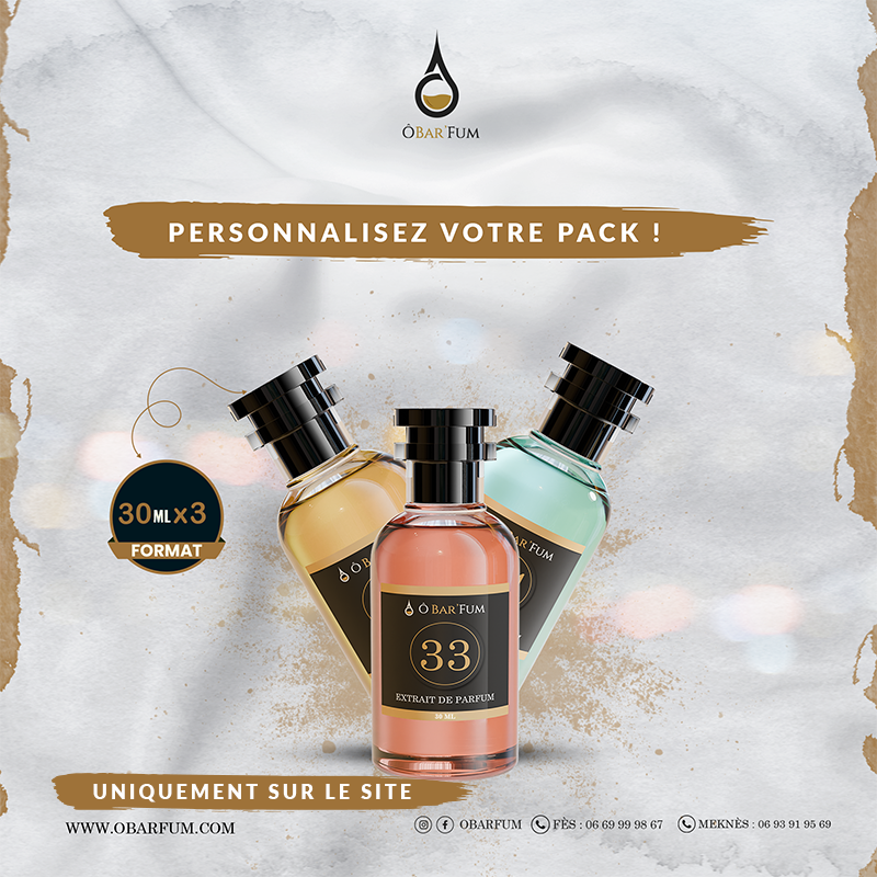 Pack personnalisé : 30ML